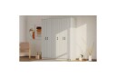 Ivon Garderobe 175x184 cm - Matt Hvit