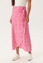 BUBBLEROOM Wrap Skirt Pink/Floral S