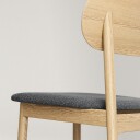 Decotique Elephant Stol Naturlig Eik / Antrasittfarget Bouclé