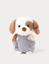 Teddykompaniet Hund Med Snickarbyxor   White   22 CM
