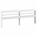  Hodegavl med hyller hvit 200 cm heltre furu 8721102854149