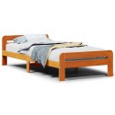  Sengeramme uten madrass voksbrun 75x190 cm heltre furu 8721158371256