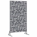  Personvernskjerm antrasitt 100x50x180 cm stål