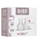 BIBS Flaskesmokk Silikon Hurtig Gjennomstrømning 2-pk