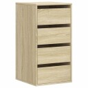  Kommode sonoma eik 40x41x76 cm konstruert tre