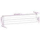 vidaXL Veggmonterte skohyller 2 stk hvit 110 x 9 x 23 cm heltre furu