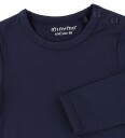 Minymo Body I/e Bambus Navy Minymo 68 Langermet Body Blå 62