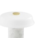 Trip No. 2 LED bordlampe med batteri marmor glass – DESIGN BY US   Balkong   Stein   Med en lyskilde