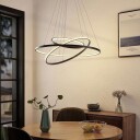 Lucande Filippa LED-pendellampe med 3 ringer