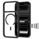 Tech-Protect MagOne MagSafe Mobildeksel med 2 stk. Herdet Glass til iPhone 17 Pro/18 Pro - Svart