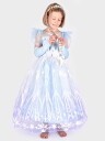 Den Goda Fen Prinsessekjole Frozen Blue 134-140 cm F65035