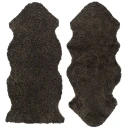 Skinnwille Curly saueskinn 1,5 Brown