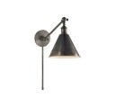 Boston vägglampa brons