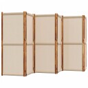  Romdeler 6 paneler gråbrun 420x180 cm 8721012464339