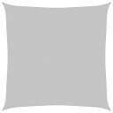  Solseil lysegrå 3,6x3,6 m 100% polyester oxford 4000402