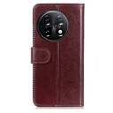OnePlus 11 Lommebok-deksel med Stativ Brun