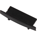 Ansell Lighting endestykke uten hull 9,7x30,6 mm svart