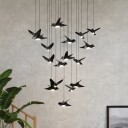 Paratebueno hengelampe svart rund   EGLO Stars of Light   Spisestue   Design   Metall   Med flere lyskilder