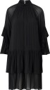 MOS MOSH   Kjole med volanger MMRoya Ruffle Dress   Svart