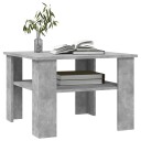 vidaXL Salongbord betonggrå 60x60x42 cm sponplate