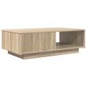  Kaffebord med skuff Sonoma eik 95 x 55 x 31 cm Konstruert tre