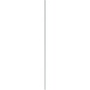 Contura Shower Showerama Art magnetlist, for fast vegg, klar clear 20x1990mm