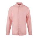Wendel Shirt Red melange M Herringbone linen shirt