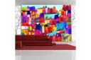 Fototapet Rainbow-Hued Town 250x193 - Artgeist sp. z o. o.