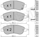 METELLI 22 0789 0 Bremseklosser