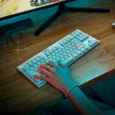 Logitech G915 X TKL Gamingtastatur - Trådløs - Tactile - Nordisk - Hvit