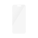 PanzerGlass Classic Fit Skjermbeskytter for Apple iPhone 15 Pro - Krystallklar Herdet Glass