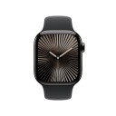 Apple Watch S10 42mm GPS+Cel (Slate Titanium/Black Sport Band) M/L