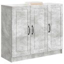  Serviesskap Betonggrå 89 x 34,5 x 77 cm Konstruert tre