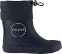Pom Pom Pmbell Barefoot Gumboots   Navy   22