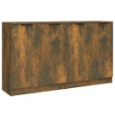 vidaXL Skjenker 2 stk røkt eik 60x30x70 cm konstruert tre