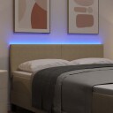  LED Hodegjerde Enkelt Design Lys Grønn Grå 72 cm Cordfløyel