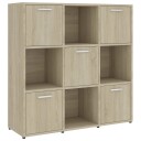 Bokhylle 90x30x90 cm - sonoma eik
