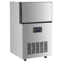vidaXL Isbitmaskin 420 W 45 kg/24 t sølv