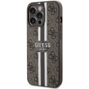 Guess Hardcase til iPhone 13 Pro Max 6,7" med MagSafe Brun - 4G Printed Stripes