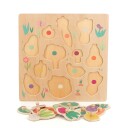 Vilac - Peg Puzzle 12 pcs - Vegetables by Sarah Betz - (7101)