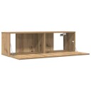  Veggmonterte TV-benker 2 stk artisan eik 100x30x30 cm 8721158443076