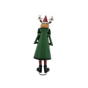 Europalms Reindeer With Coat, Metal 155cm, Green