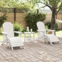  3 Delt Hage Loungesett Hvit HDPE