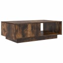  Kaffebord med skuff Røkt eik 95 x 55 x 31 cm Konstruert tre