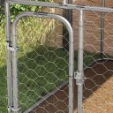 Vidaxl Utendørs Hundegård Med Tak 200X100X150 cm
