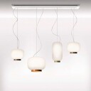 Foscarini - Chouchin 1 Reverse LED Pendel Dimmbar 10m White/Orange