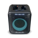 Nedis Bærbar Bluetooth Partyhøyttaler 150W med Lys og Equalizer, Svart
