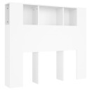 vidaXL Sengegavlskap hvit 120x18,5x104,5 cm