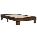  Sengeramme røkt eik 100x200 cm konstruert tre og metall 8721102448478