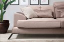 Jaraad Divansofa Høyre   Beige/Svart